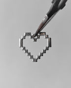 Minecraft heart charm - 10 pc