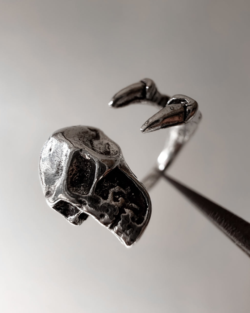 Skull claw ring - 5 pc