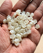 1.0 pearl flower beads - 25 grams