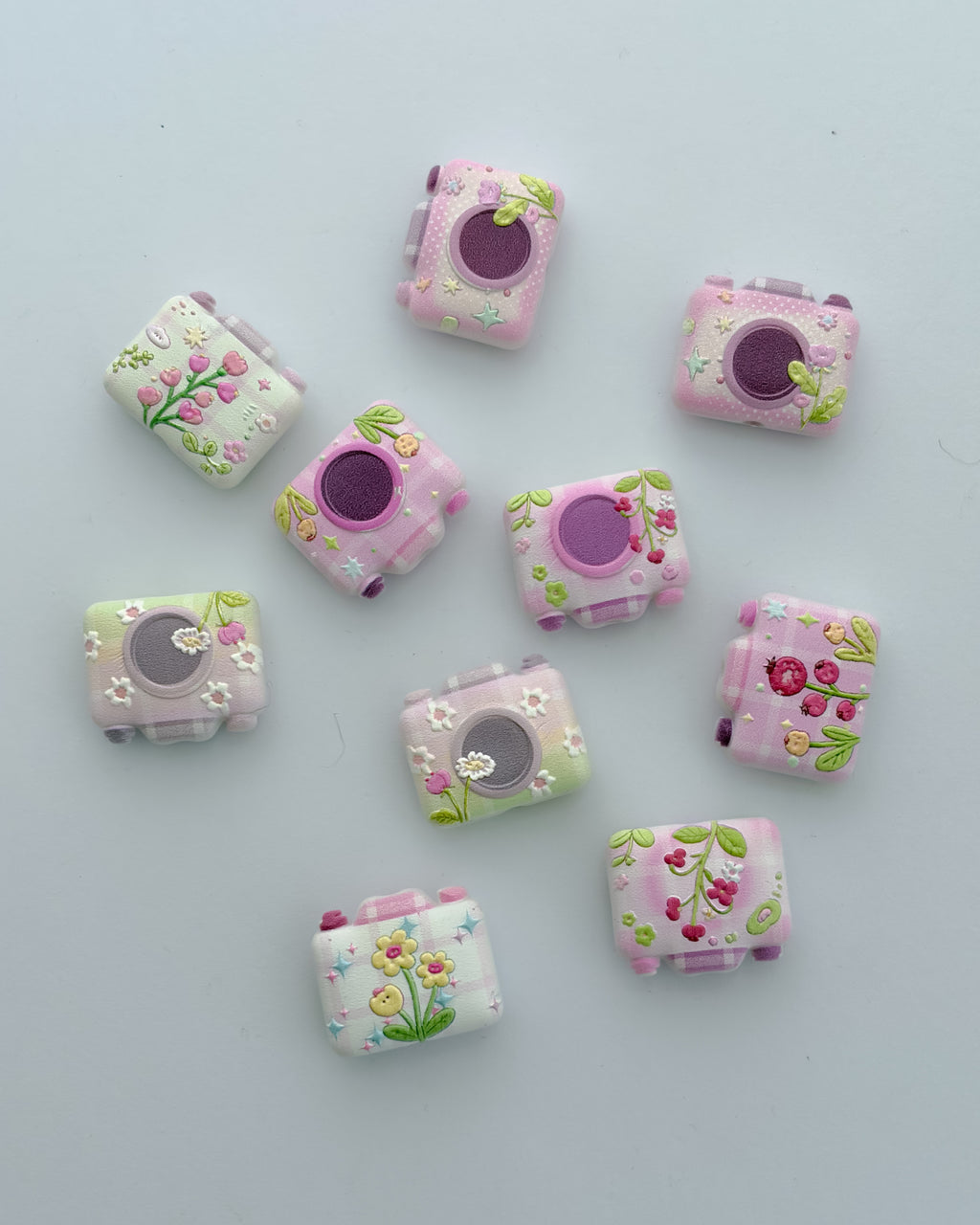20.0 fancy acrylic beads - 10 pc