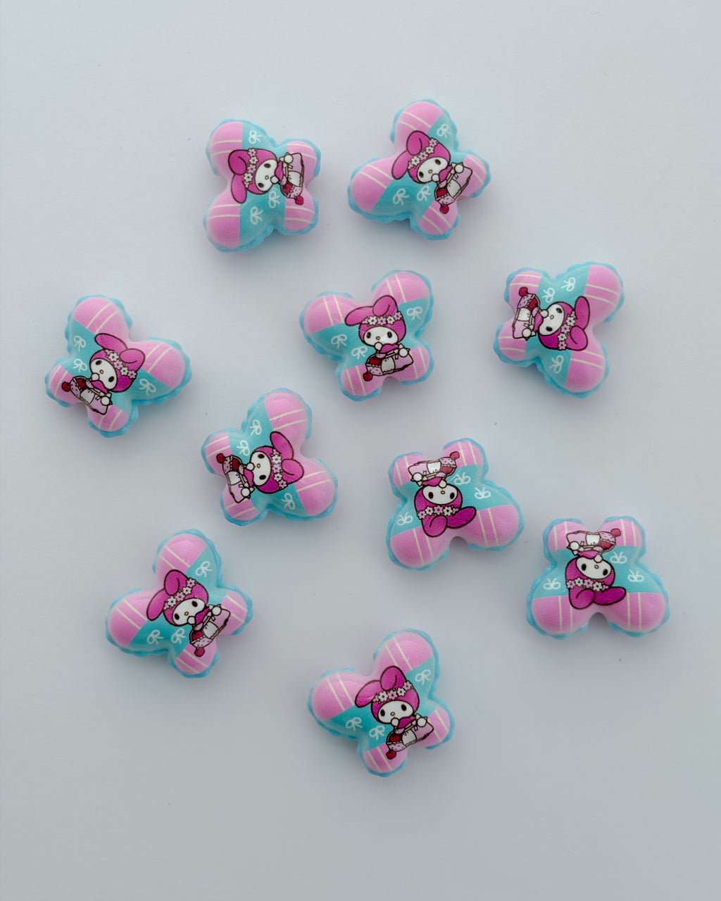 11.0 fancy acrylic beads - 10 pc