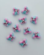 11.0 fancy acrylic beads - 10 pc