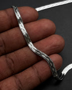 Stainless steel 2.0 Flat patterned snake chain