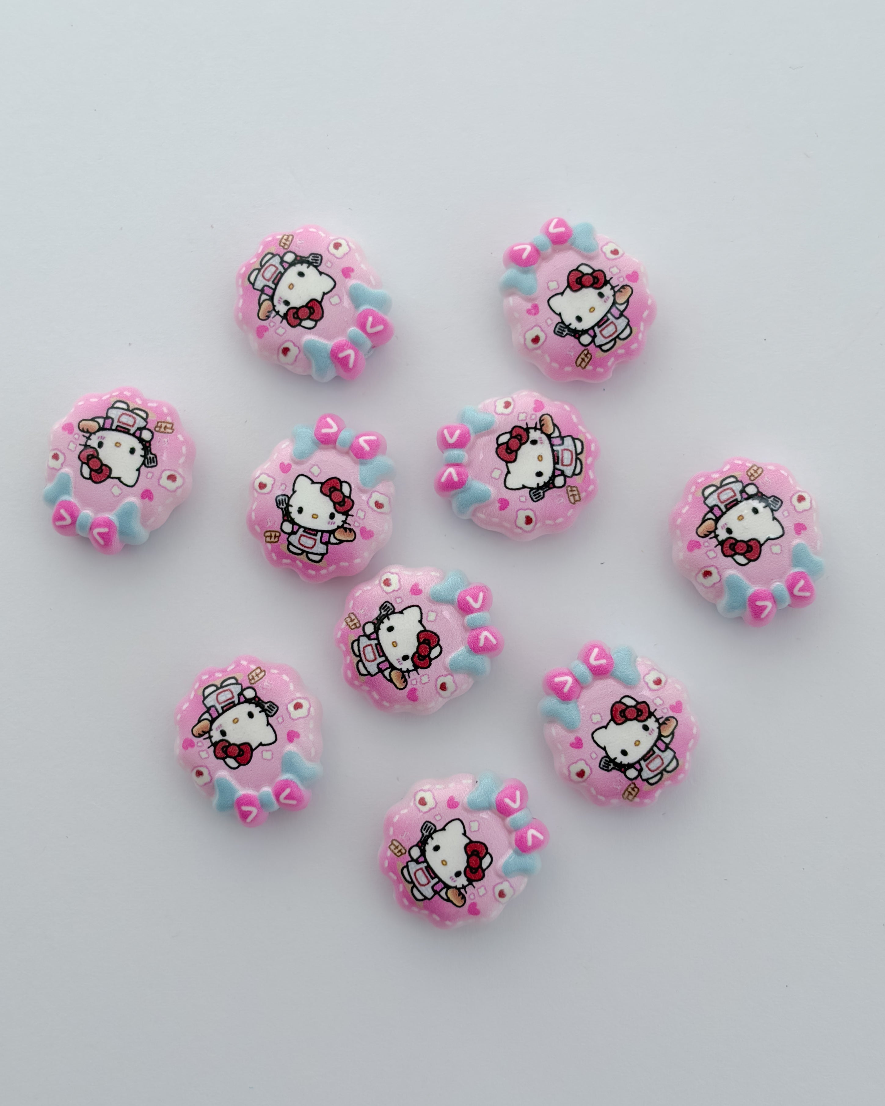 2.0 fancy acrylic beads - 10 pc