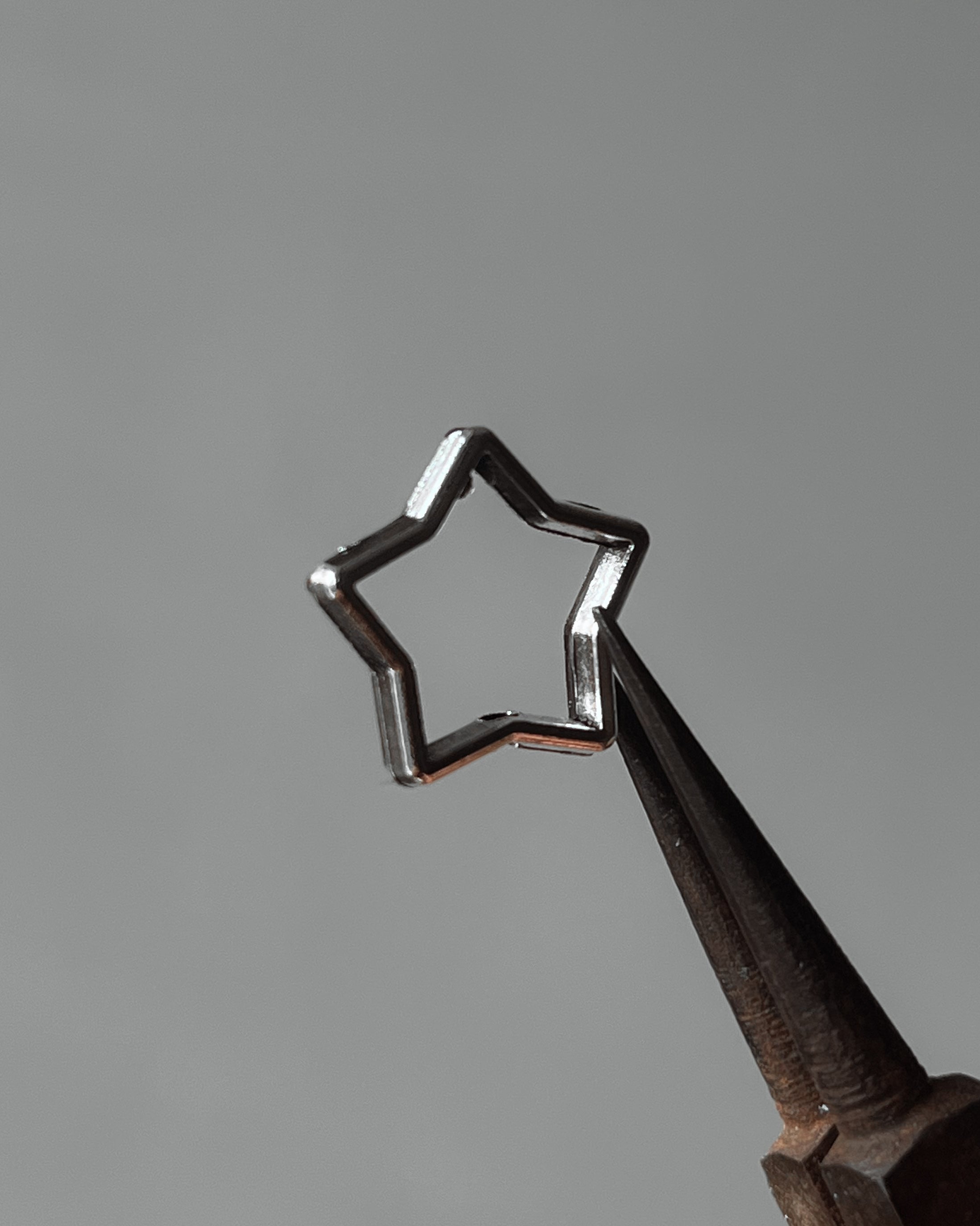 Hollow Star Charm Pack of 10