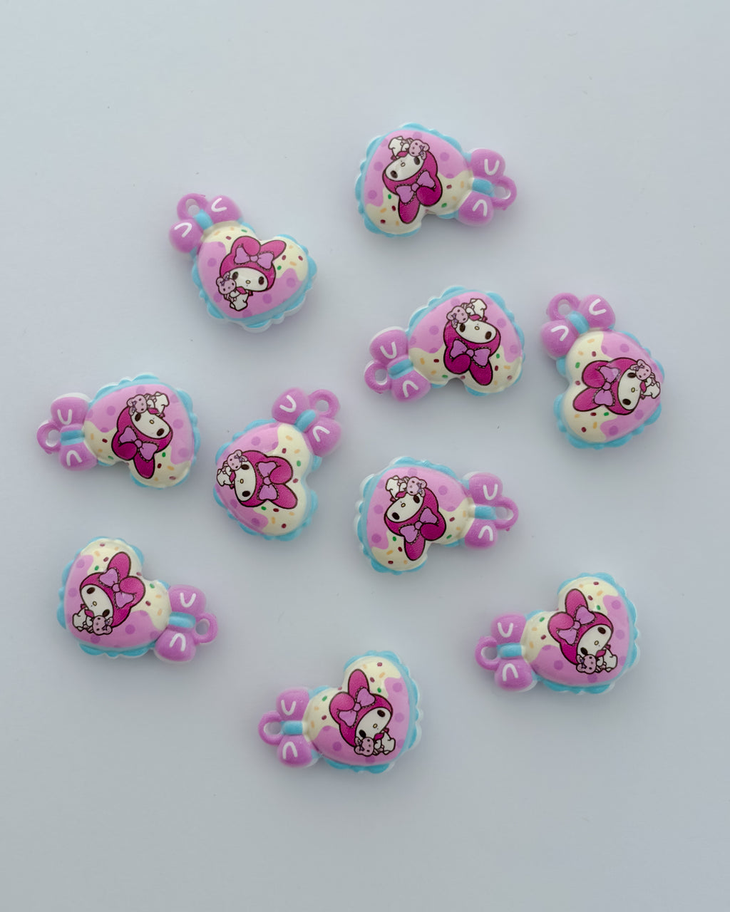12.0 fancy acrylic beads - 10 pc