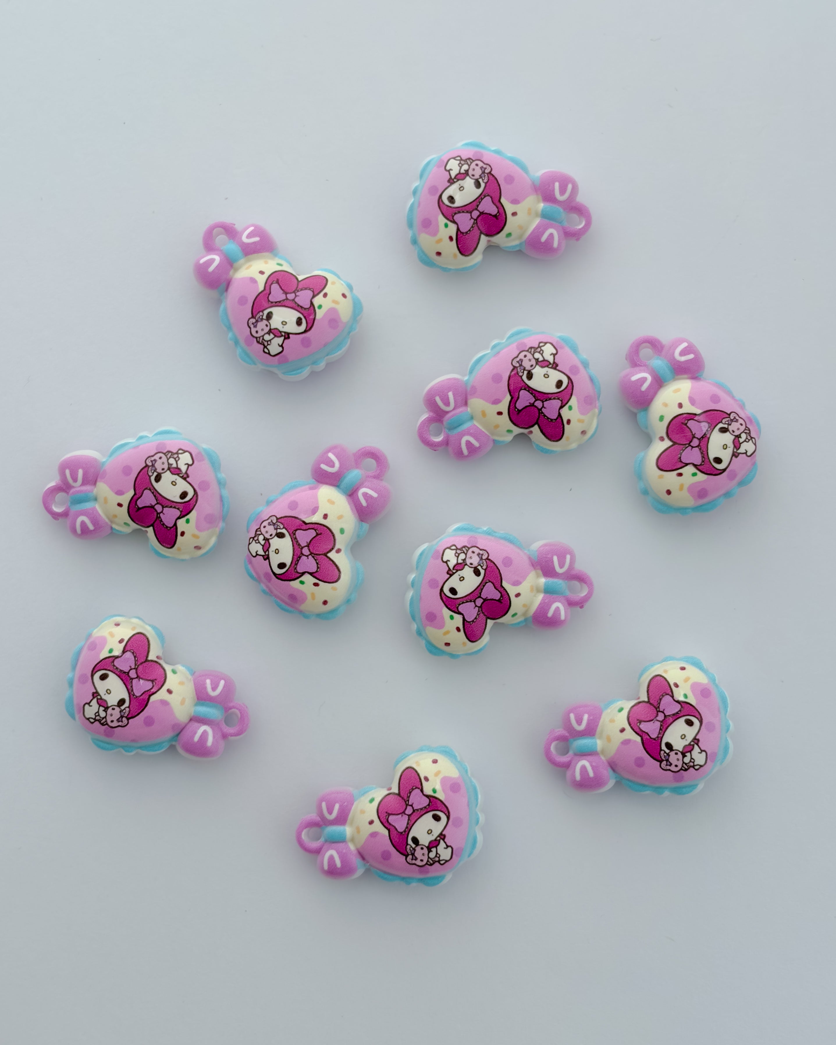 12.0 fancy acrylic beads - 10 pc
