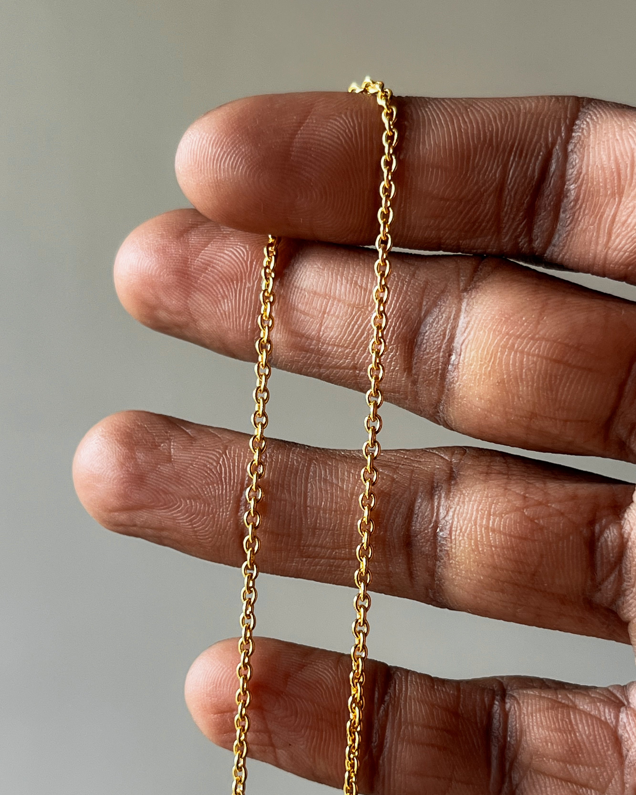 Brass gold meter chain - 10 meter