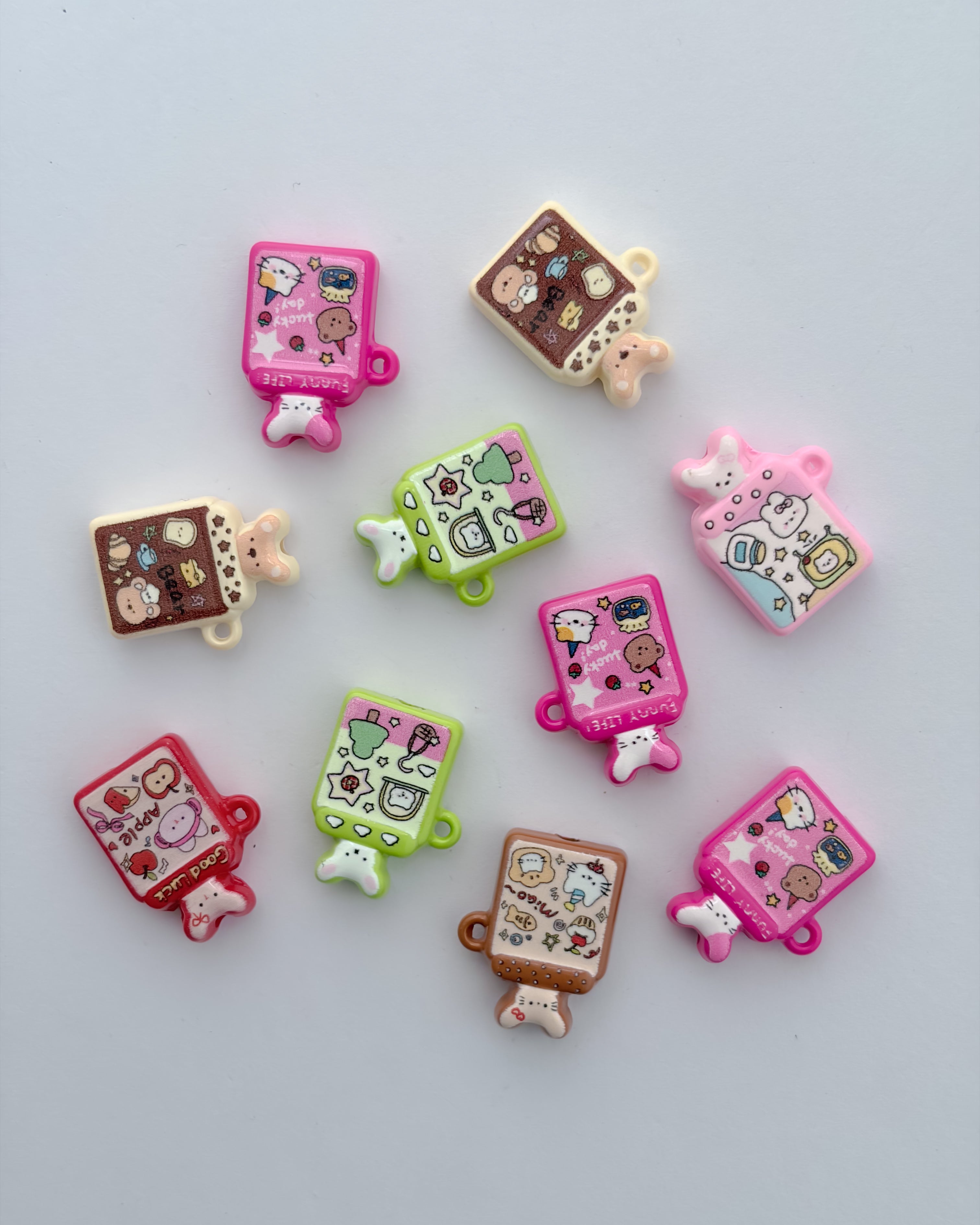 24.0 fancy acrylic beads - 10 pc