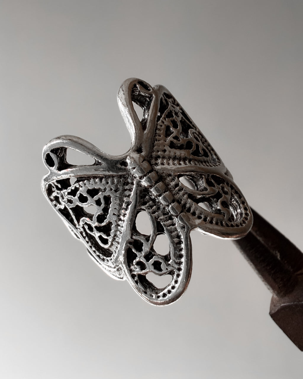 Y2K butterfly ring - 5 pc