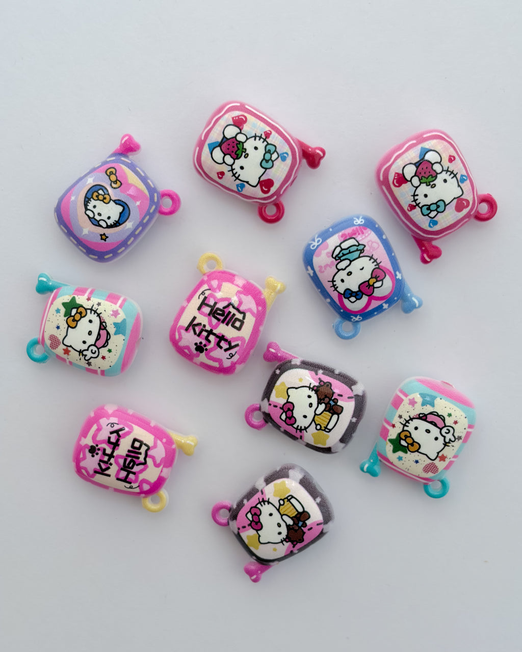 39.0 fancy acrylic beads - 10 pc