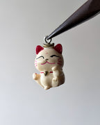 Fortune cat charm - 10 pc