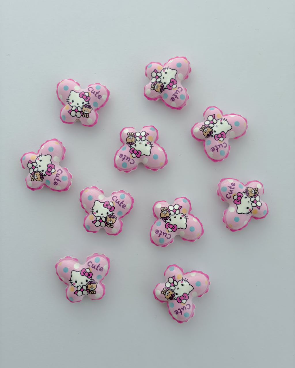10.0 fancy acrylic beads - 10 pc