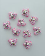 10.0 fancy acrylic beads - 10 pc