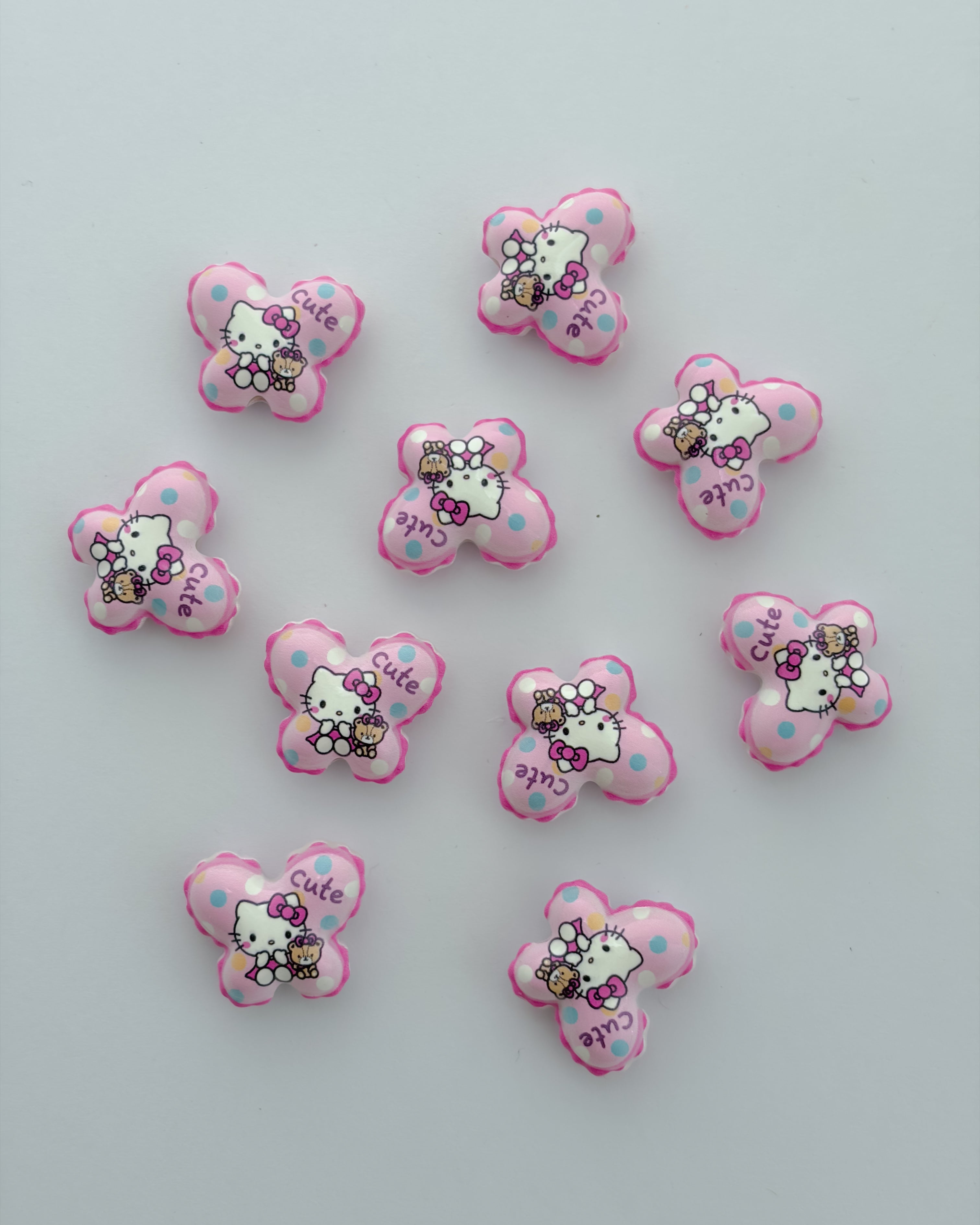 10.0 fancy acrylic beads - 10 pc