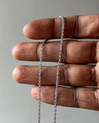 Brass silver meter chain - 10 meter