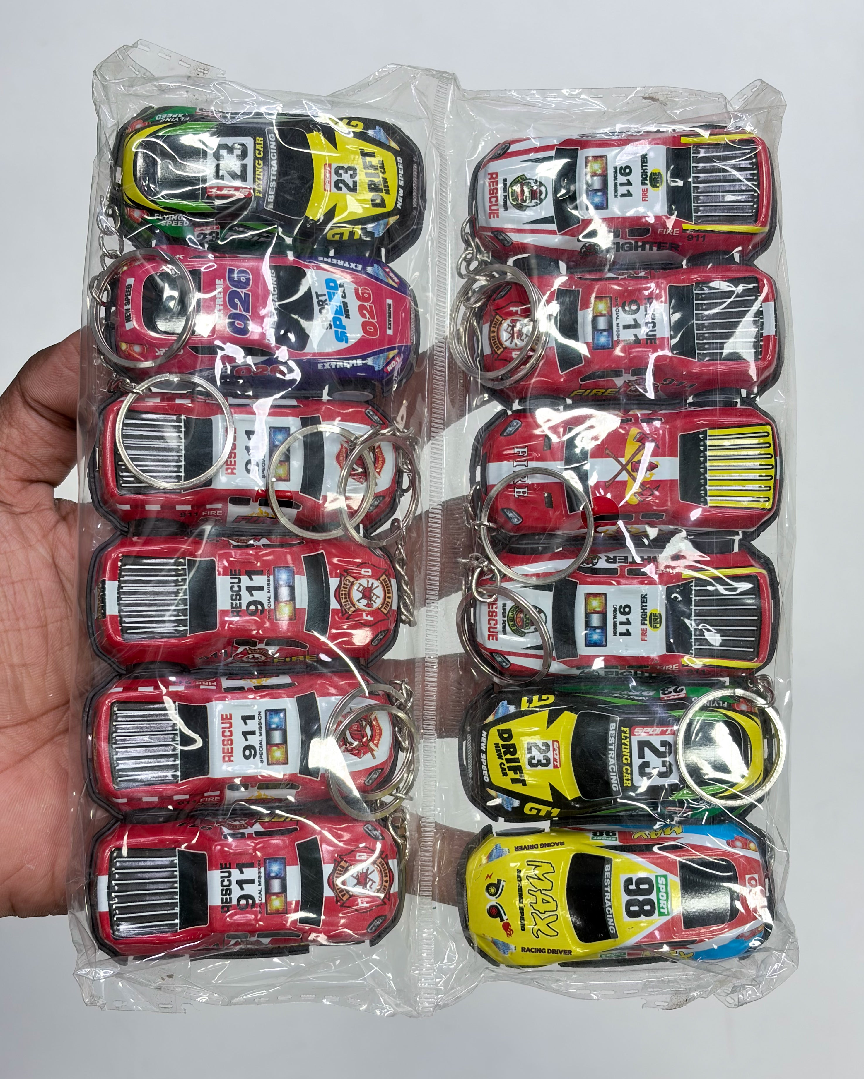 5.0 Car keychains - 12 pc
