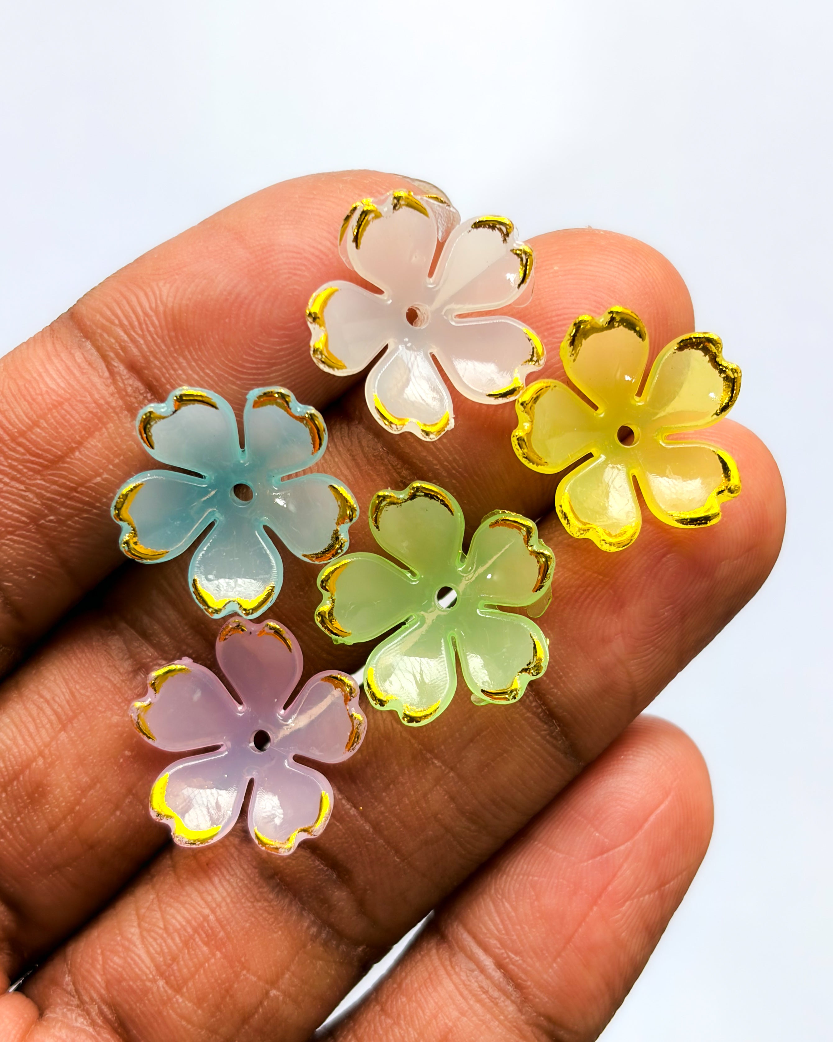 1.0 New flower beads- 25 grams