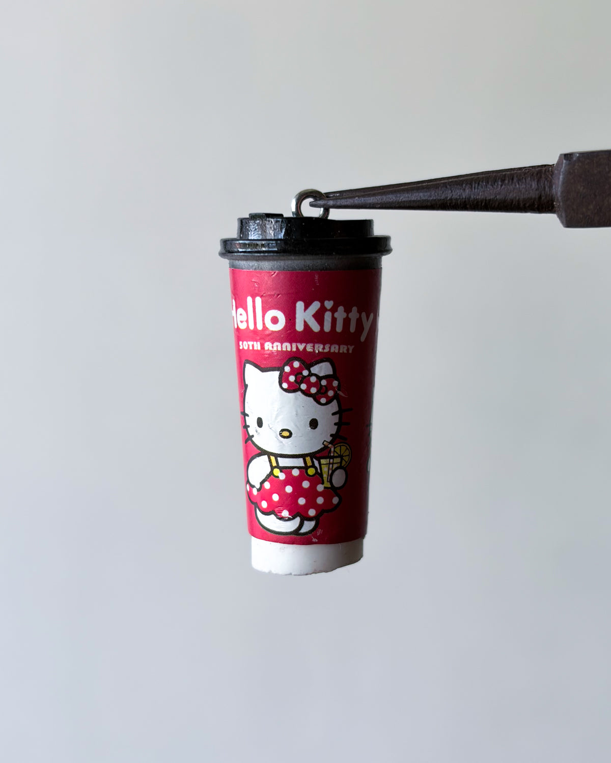 Moti kitty bottle charm - 10 pc