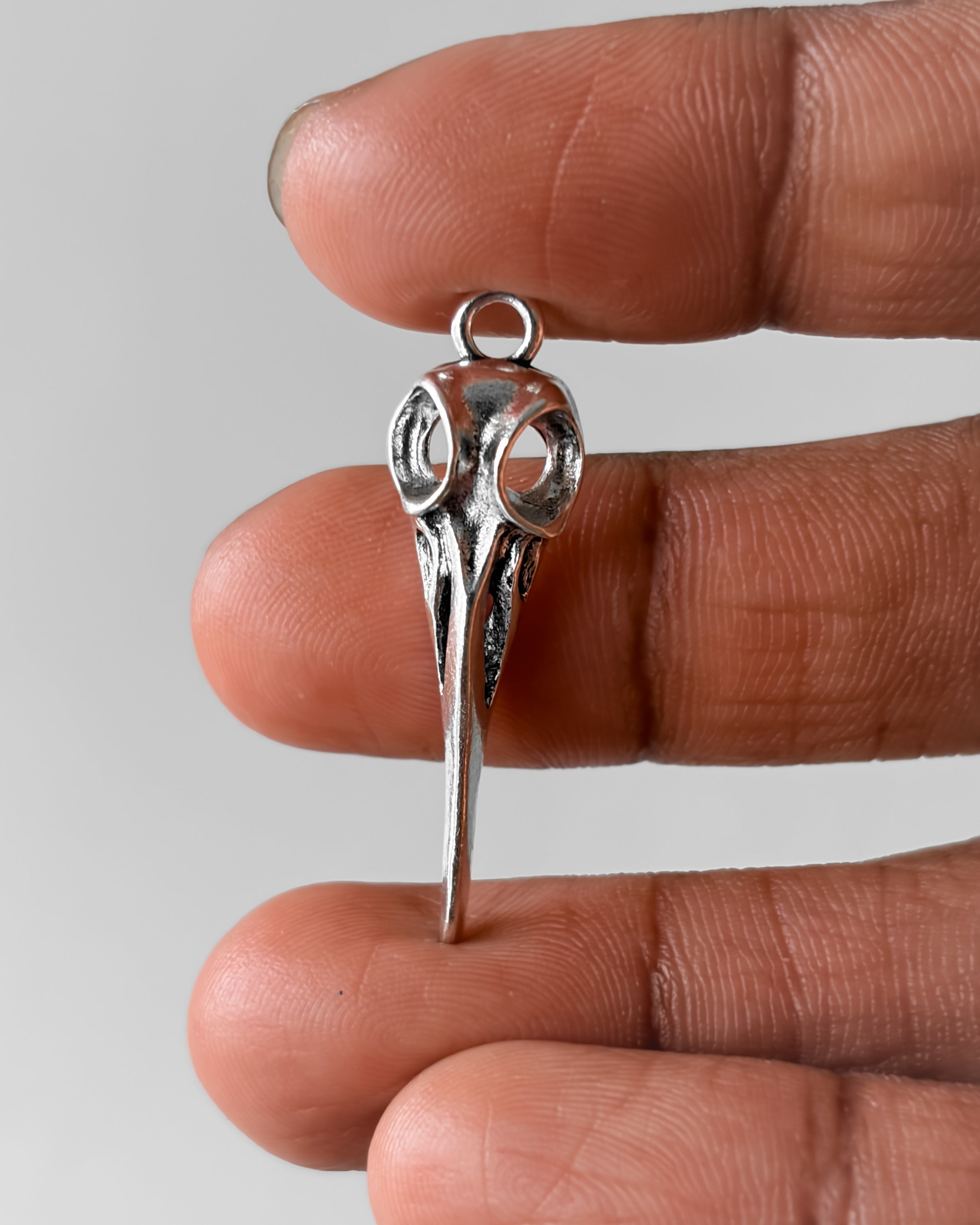 Bird skull charm - 10 pc