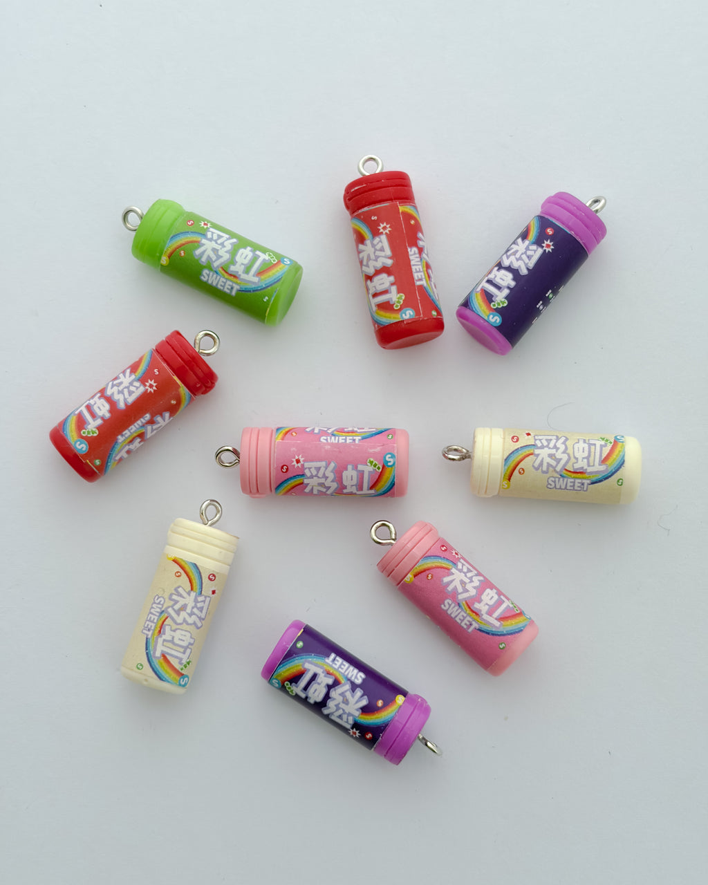 Skittles charms - 10 pc