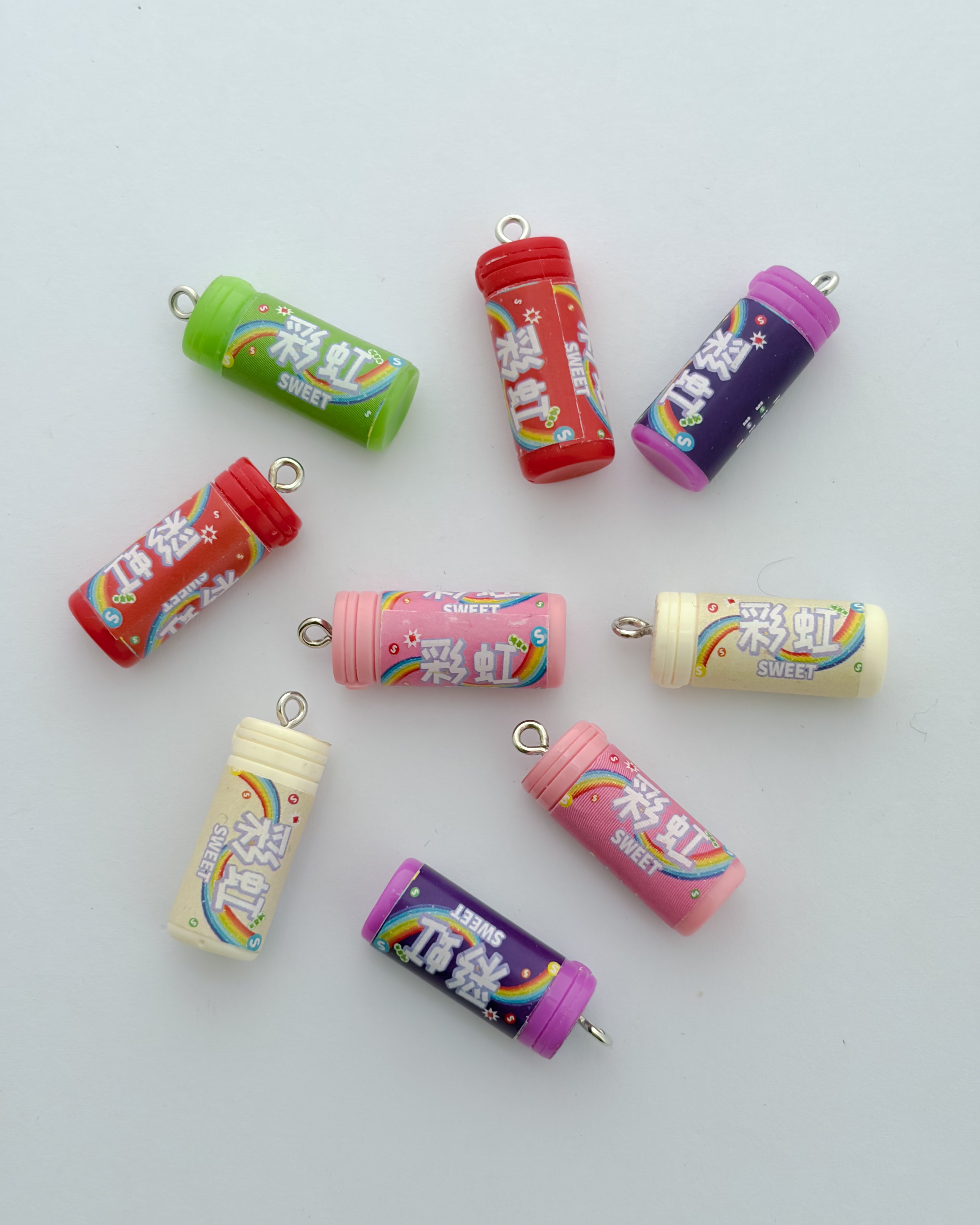 Skittles charms - 10 pc