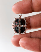 Square Spike charm- 3 pc