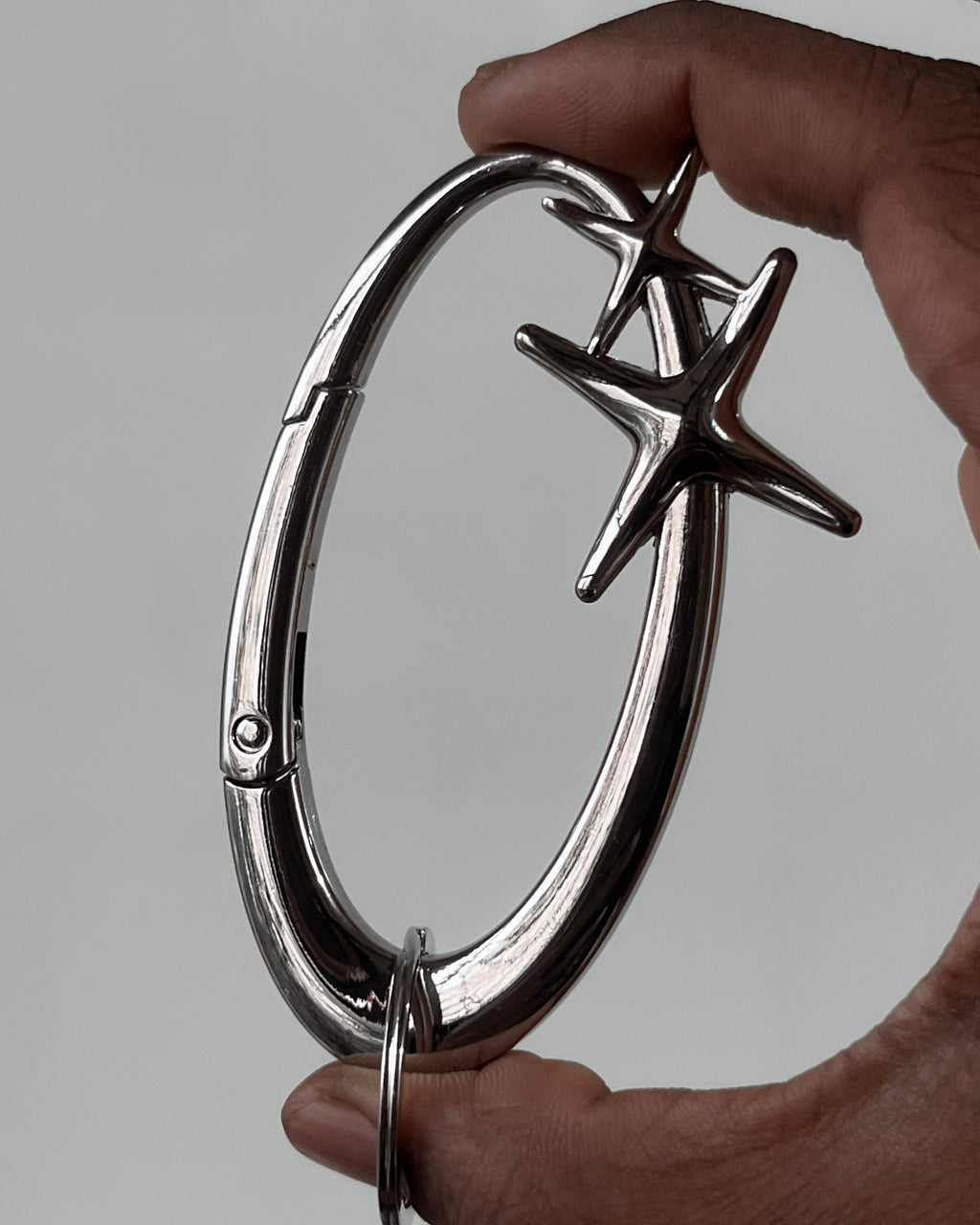 Chunky carabiner keychain