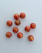 Orange Monalisa beads - 90 - 100 beads