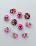 8.0 fancy acrylic beads - 10 pc