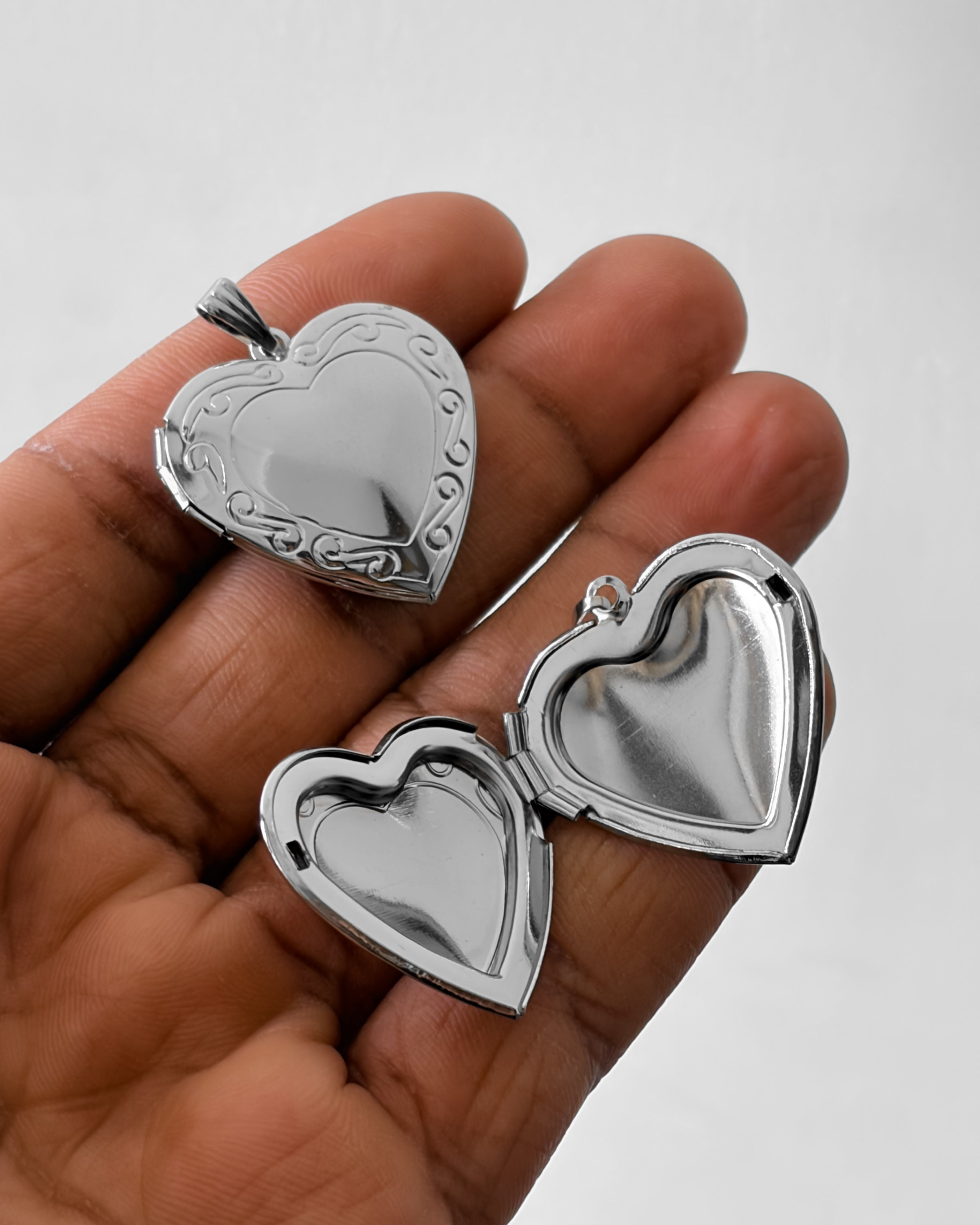 New big open heart - 6 pc