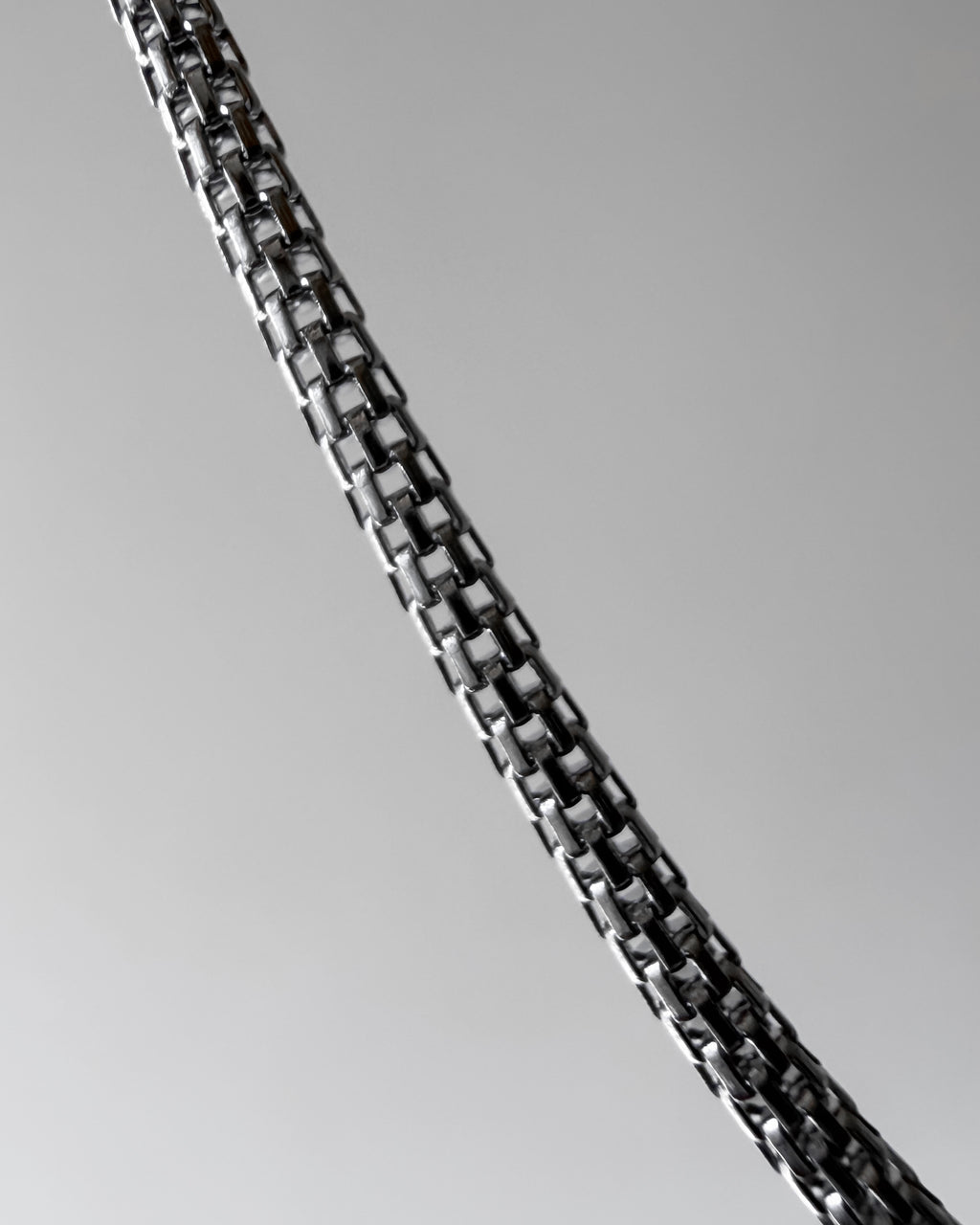 Stainless steel small box chain - 20 inch