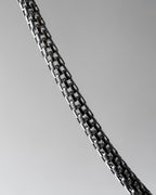 Stainless steel small box chain - 20 inch