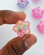 3.0 fancy acrylic beads - 10 pc