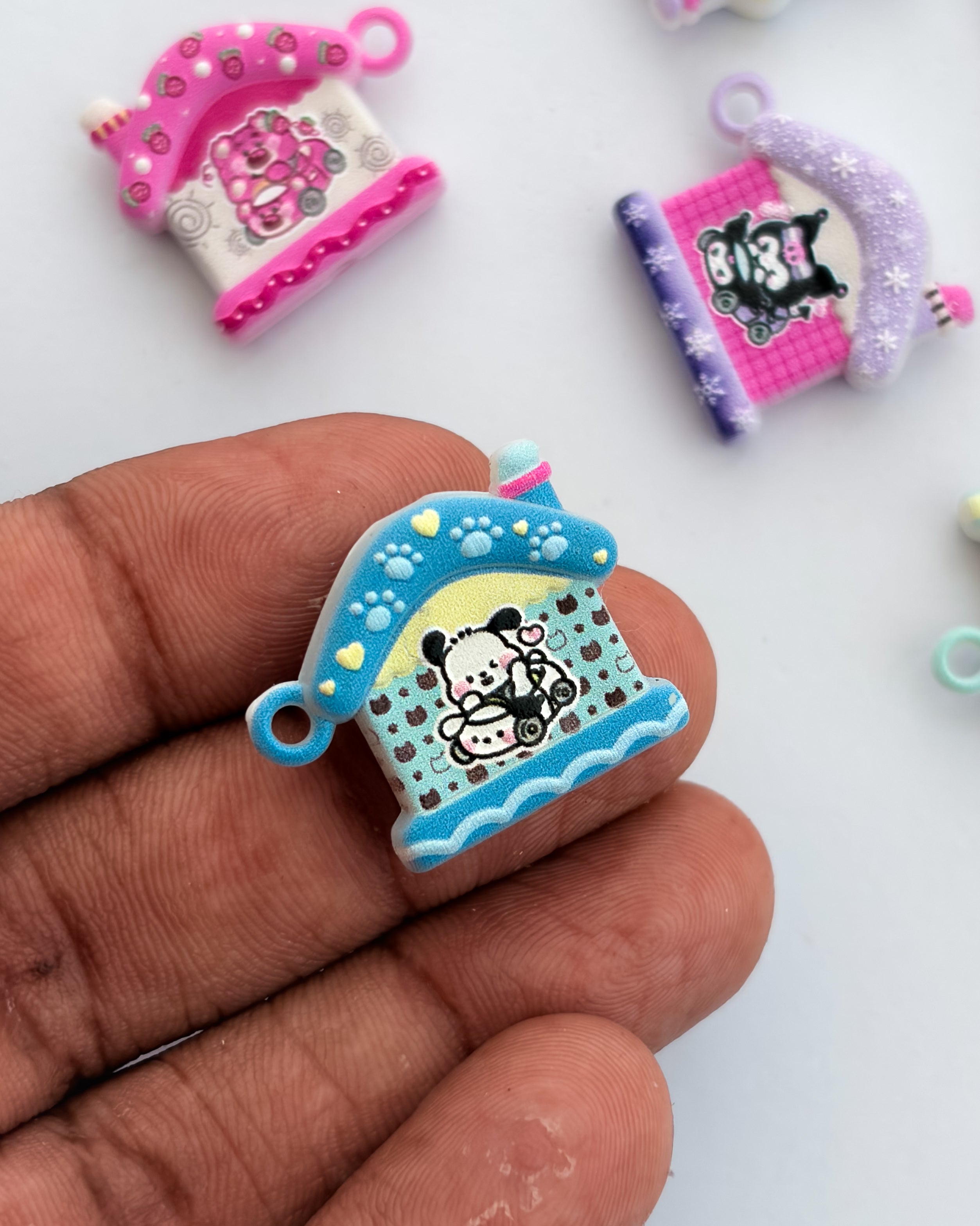 35.0 fancy acrylic beads - 10 pc