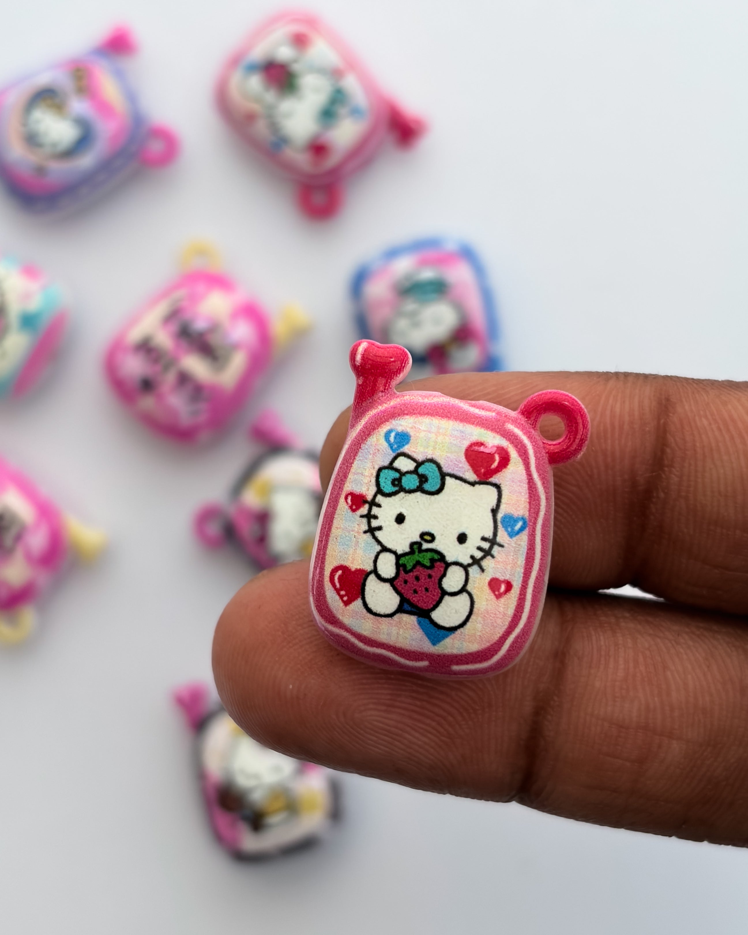 39.0 fancy acrylic beads - 10 pc