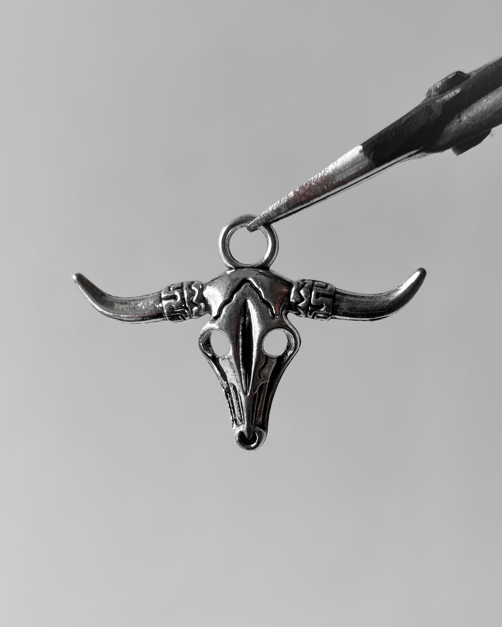 Bull skull charm - 5 pc