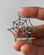 Spider web charm - 5 pc