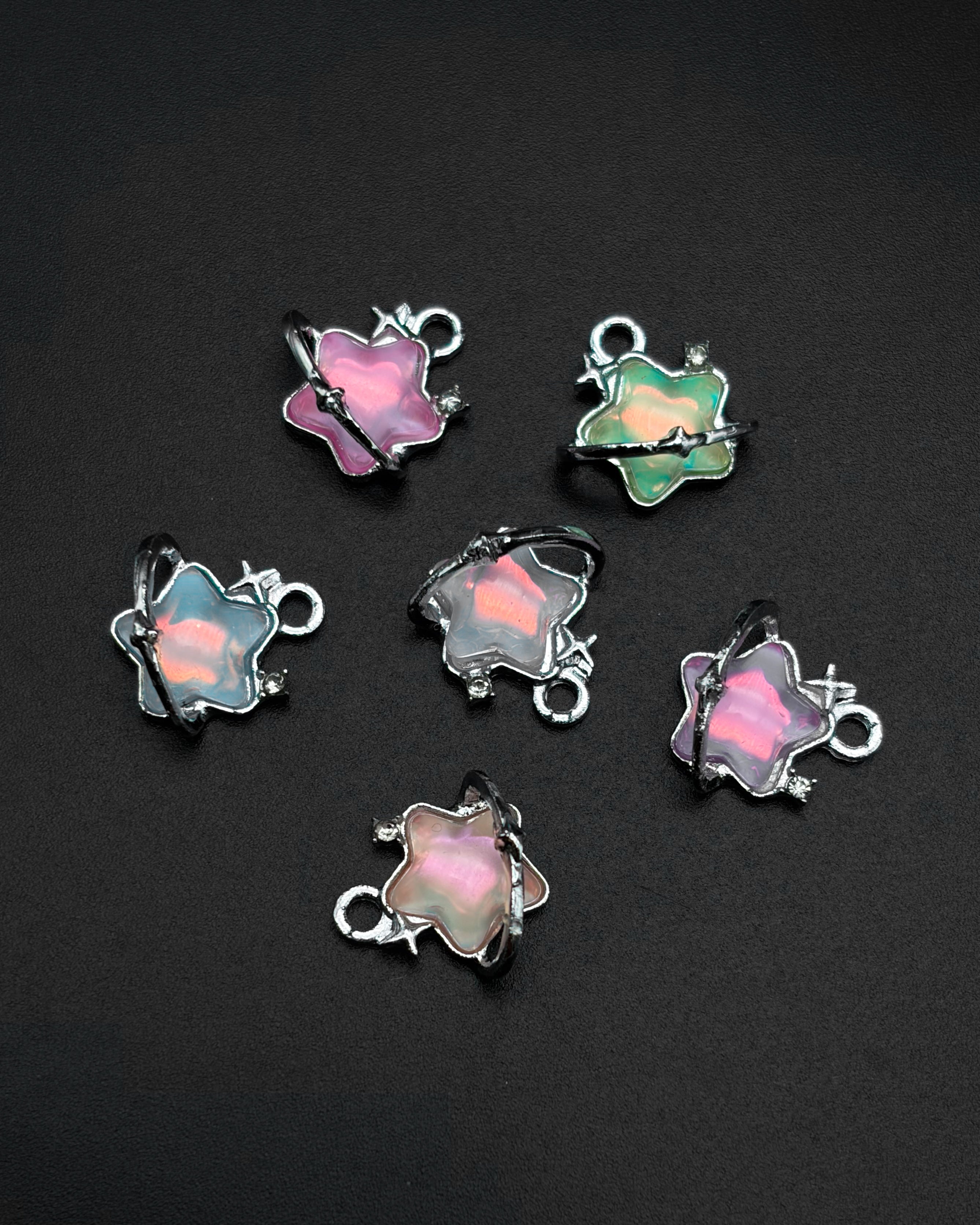 Mix star charm - 10 pc