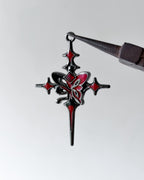 Red butterfly cross- 3 pc