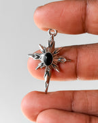 Black star burst - 3 pc