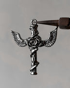 Rose wing cross - 1 pc
