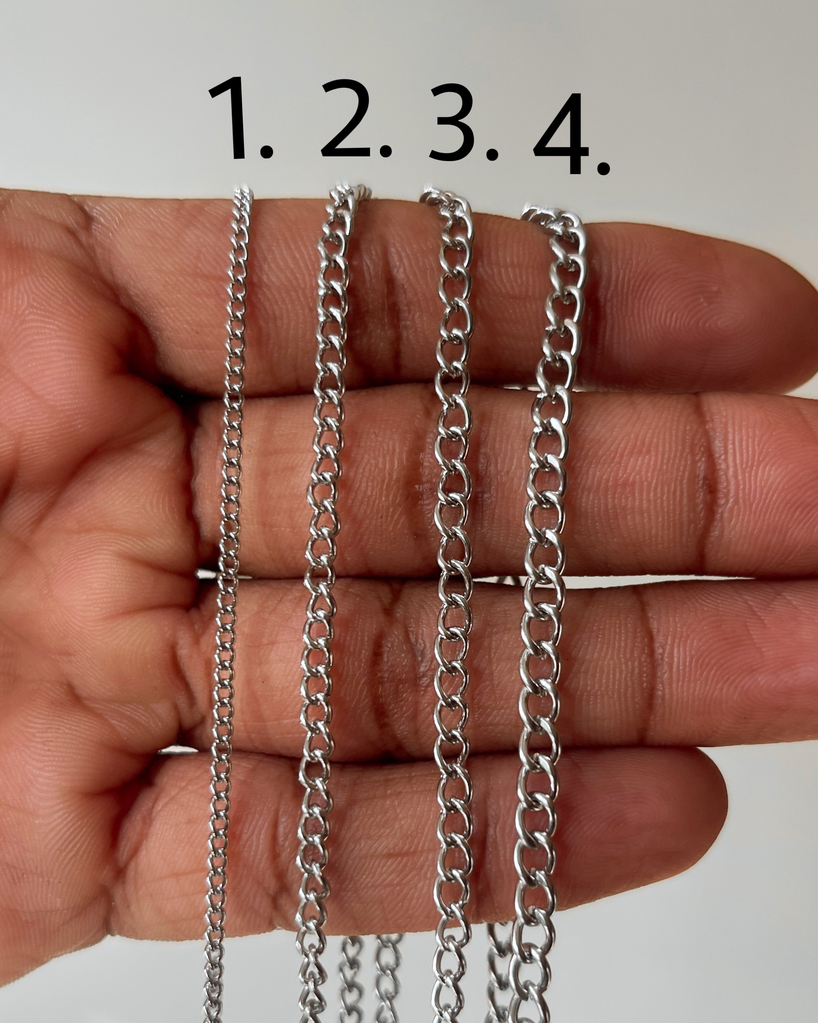 Nickel brass Link chain - 5 meter