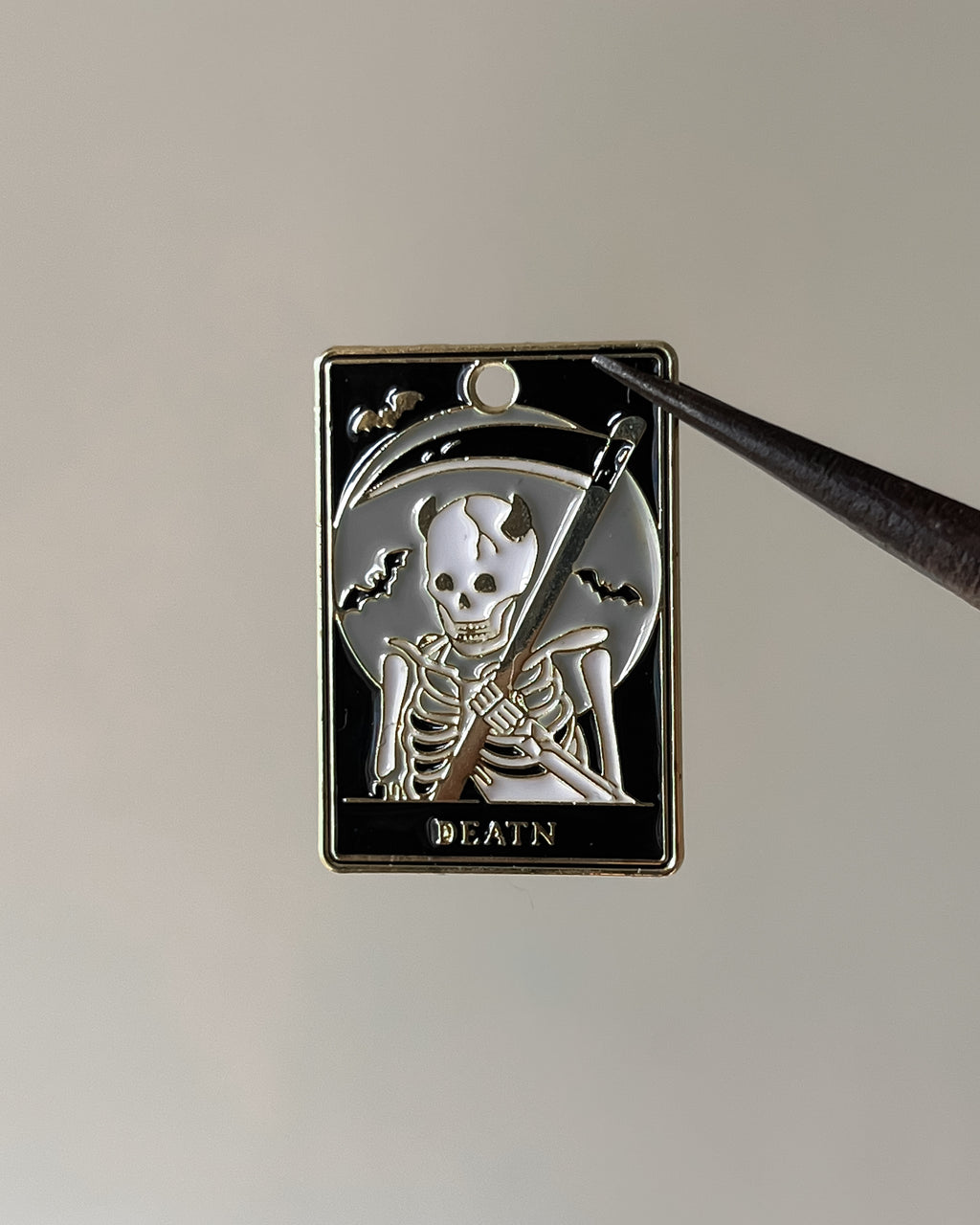 “Death” Tarot card charm - 1 pc