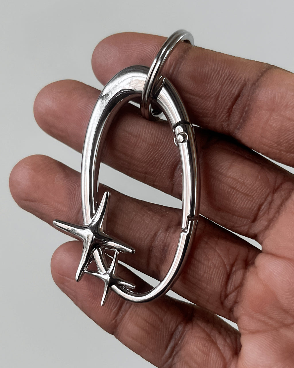 Mini carabiner keychain