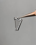 Irish harp charm - 1 pc