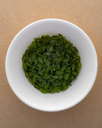 Light green leaf beads - 25 grams