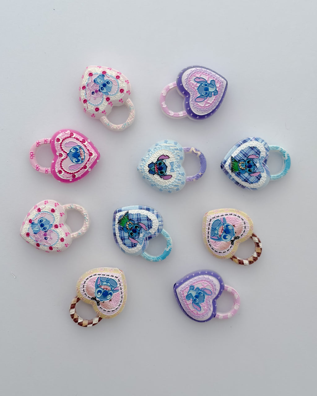 27.0 fancy acrylic beads - 10 pc