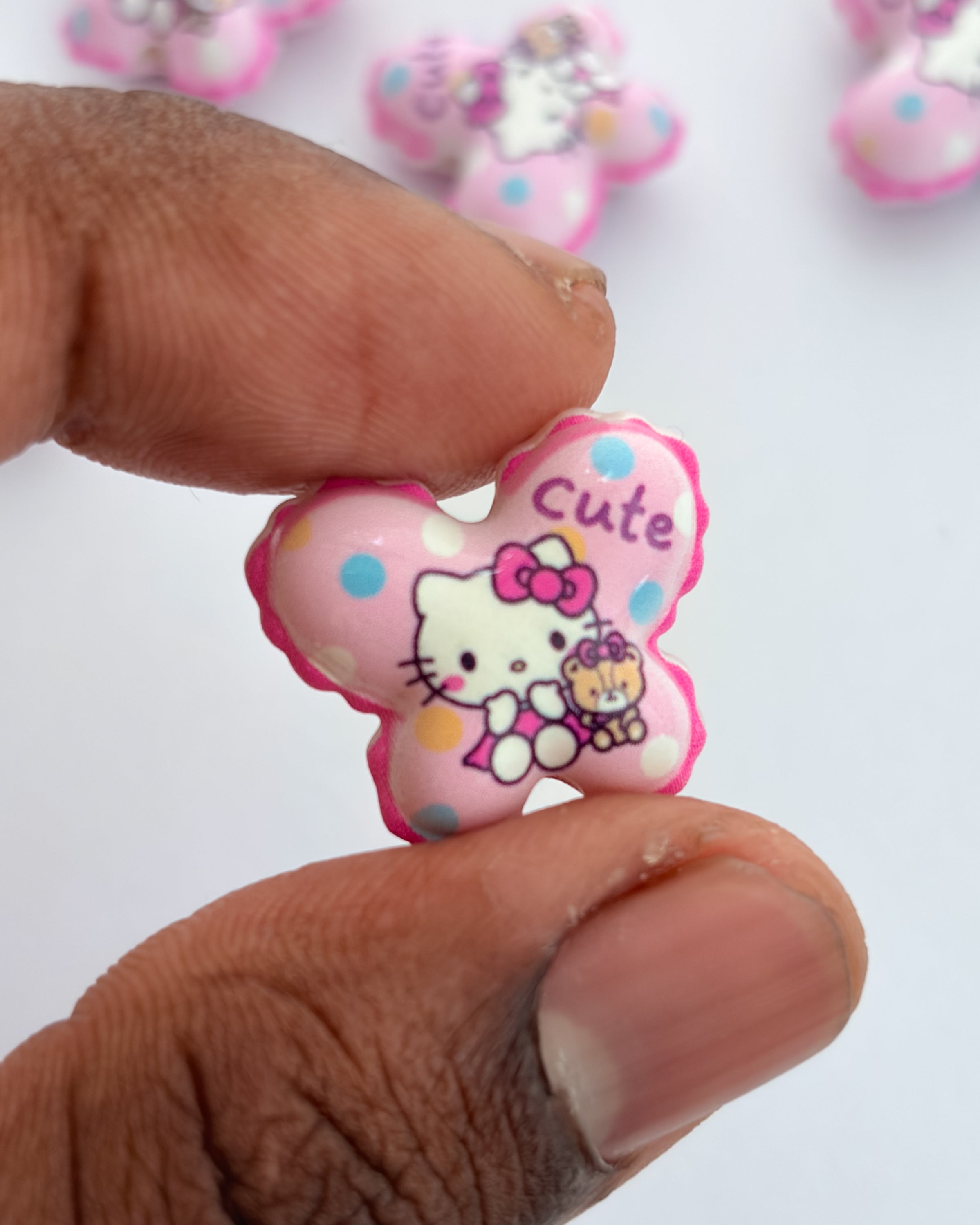 10.0 fancy acrylic beads - 10 pc