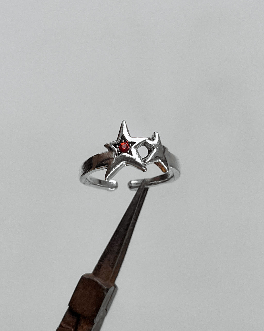 Double star ring - 5 pc